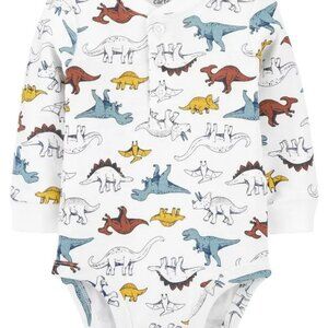 Carter's Long Sleeve Dinosaur Bodysuit